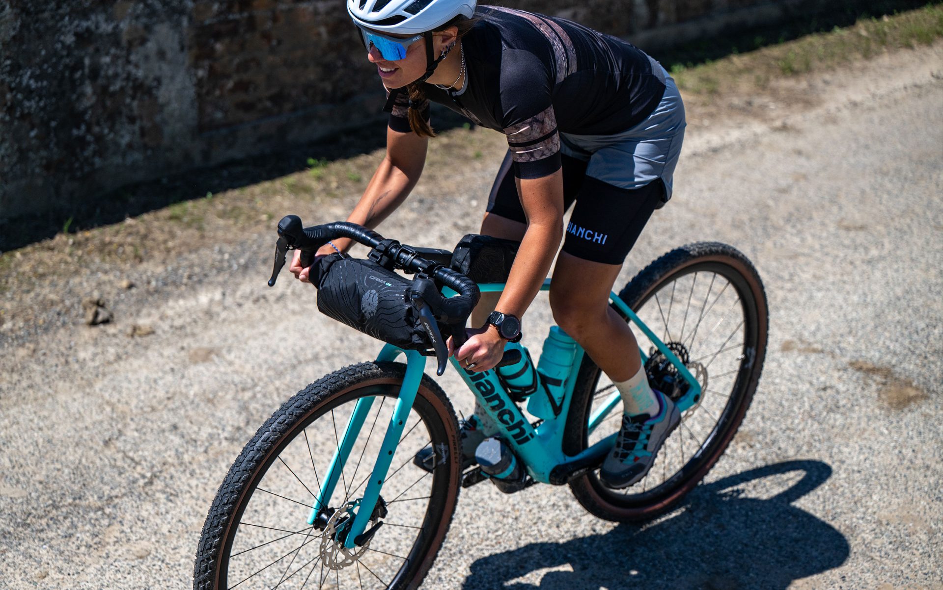 Arcadex plna vybava bikepacking